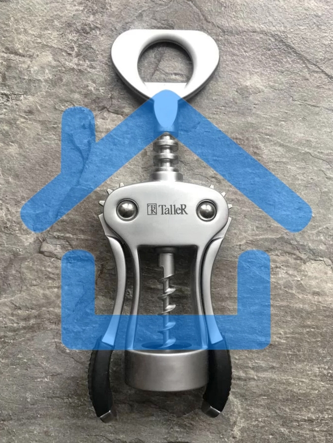 Штопор TalleR TR-65119 цинковый сплав, сталь, полимерный материал