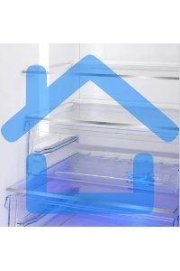 Холодильник Beko B3R0CNK362HS серебристый двухкамерный 220/100л морозилка снизу