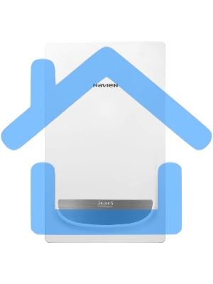 Котел газовый камера закрытая Navien Deluxe S-13k, 2-ух контр, 13 квт, коаксиальный