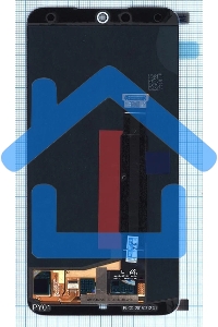 Дисплей для Meizu 15, черный с рамкой