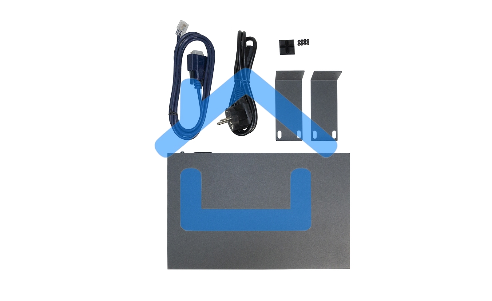 Коммутатор Managed L2 Switch 8x1000Base-T, 2x1000Base-X SFP, RJ45 Console, 19
