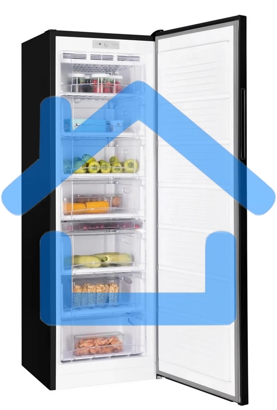 Морозилка Nordfrost DF 268 BAP, черный, 256л, 6 ящиков