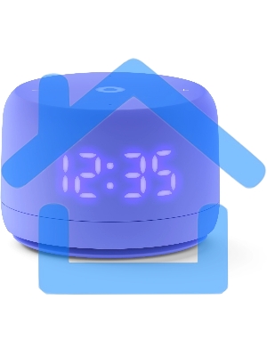 Умная колонка Yandex Станция Лайт 2 Алиса фиолетовый 6W 1.0 BT/Wi-Fi 10м