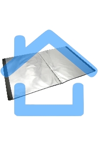 Папка с 20 прозрачными вкладками Бюрократ DeLuxe DLV20BBERRY A4, пластик, 0.7мм, черничный