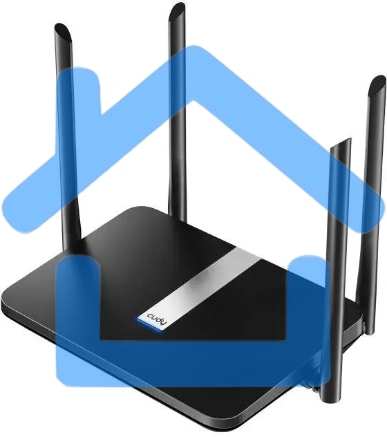 Роутер беспроводной Cudy X6 AX1800 10/100/1000BASE-TX черный