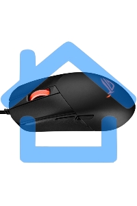 Мышь проводная ASUS P518 ROG STRIX IMPACT III черный, 12000 dpi, USB, кнопки - 5