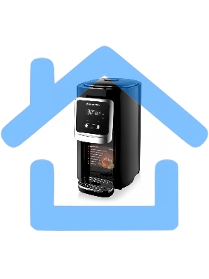 Термопот BRAYER BR1090, 1200 Вт, 5 л, LED-дисплей, поддерж.темп для разн.напитков,охлождение, блок