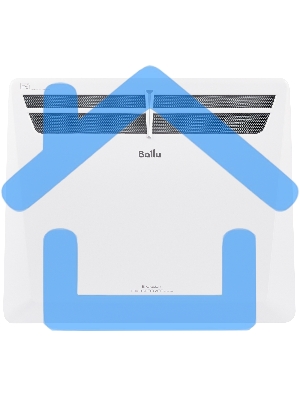 Комплект Ballu Transformer с блоком управления BEC/EVU-1000-4E белый, 1000 Вт, 15 м2, дисплей, термостат, WiFi