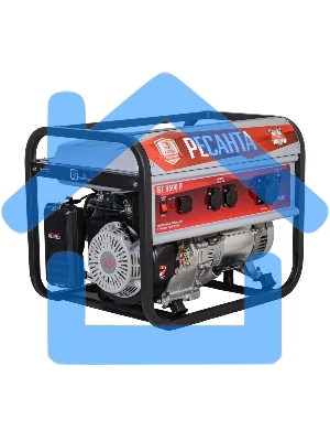 Электрогенератор бензиновый Ресанта БГ 9500 Р 8 кВт, 76 дБ, 79.5 кг