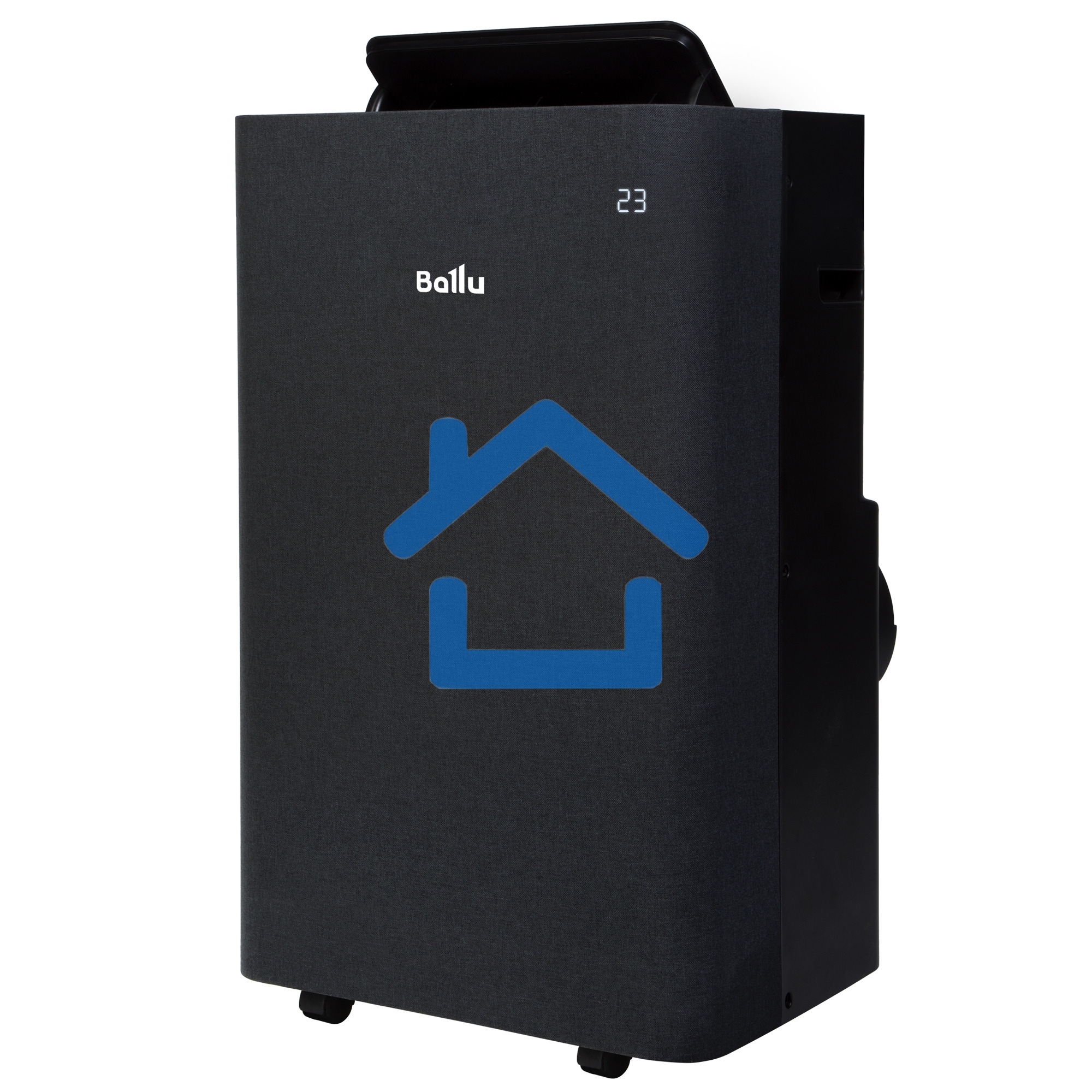 Кондиционер мобильный Ballu Velure BPAC-14 EW/N6 14000 BTU, 35 м², 50 дБ, охлаждение, осушение, черный