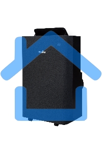 Кондиционер мобильный Ballu Velure BPAC-14 EW/N6 14000 BTU, 35 м², 50 дБ, охлаждение, осушение, черный