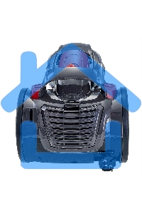 Пылесос Delta DL-0851 красный, 1800Вт