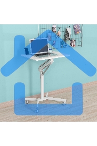 Стол для ноутбука Cactus VM-FDS101B столешница МДФ белый 70x52x107см (CS-FDS101WWT)