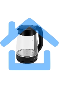 Чайник электрический Starwind SKG4030 1.7л. 2200Вт черный (корпус: стекло)