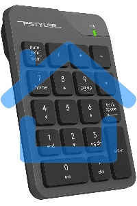 Числовой блок A4Tech FGK21C беспроводной, USB, Радиоканал, серый