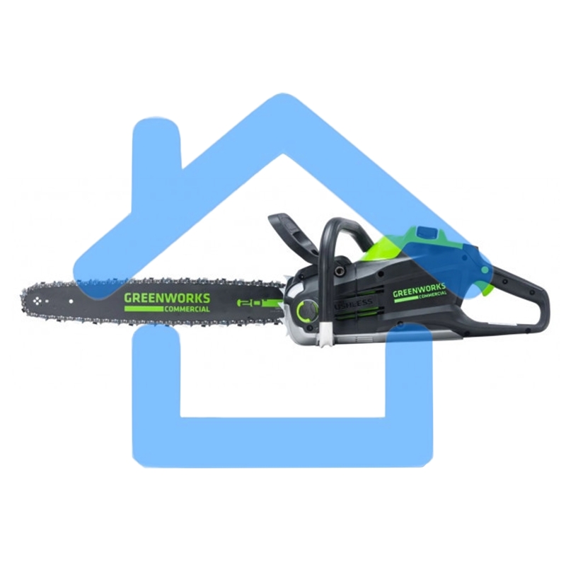 Цепная пила аккумуляторная GreenWorks GD82CS51, 82V, 51 см, бесщеточная, с 1хАКБ 5 Ач. и ЗУ (2008307UB)