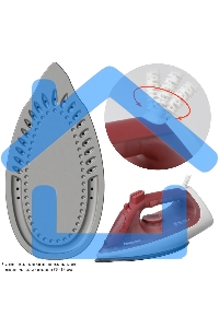 Утюг Panasonic NI-S430RTV 2300Вт красный