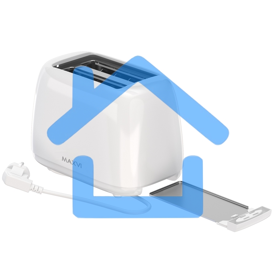 Тостер Maxvi KT723P белый
