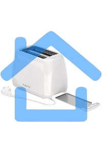 Тостер Maxvi KT723P белый