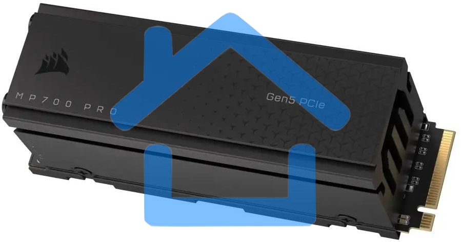 Накопитель SSD 2Tb Corsair MP700 PRO, M.2, PCI-E 5.0 x4, TLC 3D NAND [R/W - 12400/11800 Mb/s] with Air Cooler