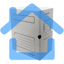 Короб архивный Silwerhof КА-150БЕЛЫЙ микрогофрокартон корешок 150мм, 260x325x150мм, белый