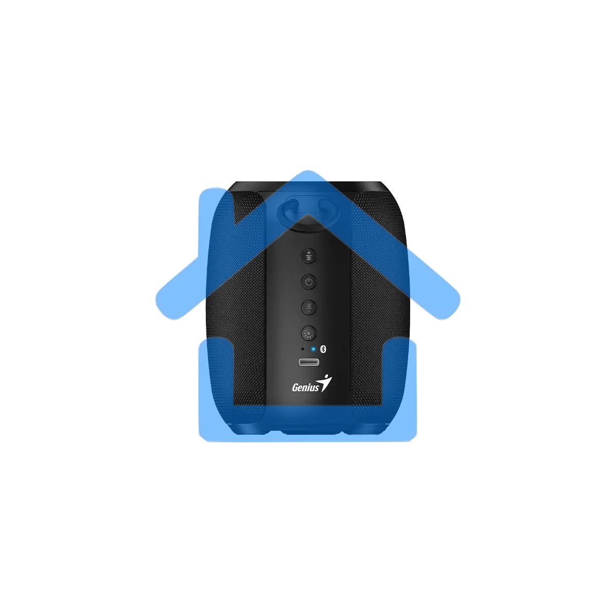 Портативная колонка Genius SP-915BT /1200 мАч/5 Вт/Bluetooth 5.3/до 6 ч.воспроизведения/USB-C/черный (31730052400)