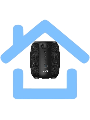 Портативная колонка Genius SP-915BT /1200 мА·ч/5 Вт/Bluetooth 5.3/до 6 ч.воспроизведения/USB-C/черный (31730052400)