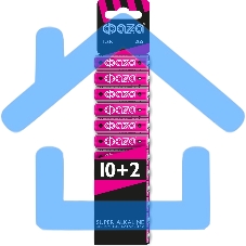 Элемент питания LR 6 (AA) ФАZА Super Alkaline набор 10+2 Элемент питания LR 6 (AA) ФАZА Super Alkaline набор 10+2