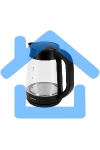 Чайник электрический Starwind SKG4030 1.7л. 2200Вт черный (корпус: стекло)