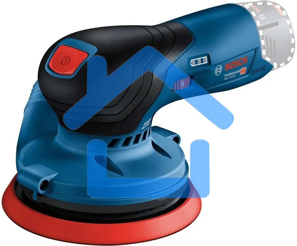 Эксцентриковая шлифмашина Bosch GEX 12V-125 D125мм аккум. (0601372101)