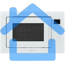 Микроволновая печь встраиваемая Krona RIFLESSO 60 WH V2 белое стекло, 25 л, 900 Вт, переключатели - сенсор