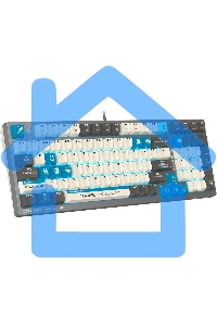 Клавиатура A4Tech Bloody S98 Pixels Blue проводная USB серый/бежевый