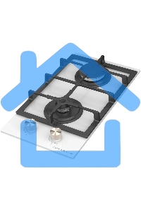 Газовая варочная панель Zigmund & Shtain M 26.3 W независимая, белый