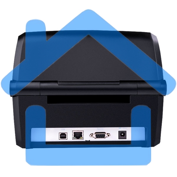 Принтер этикеток термотрансферный iDPRT iT4X 300 dpi, 203 мм/сек, Ethernet, RS232 (COM, Serial), USB, черный