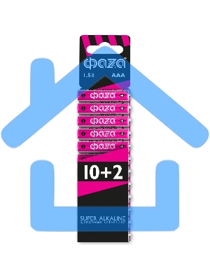 Элементы питания LR03 (AAA) ФАZА Super Alkaline набор 10+2
