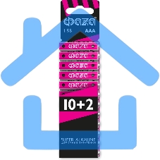 Элементы питания LR03 (AAA) ФАZА Super Alkaline набор 10+2 Элементы питания LR03 (AAA) ФАZА Super Alkaline набор 10+2