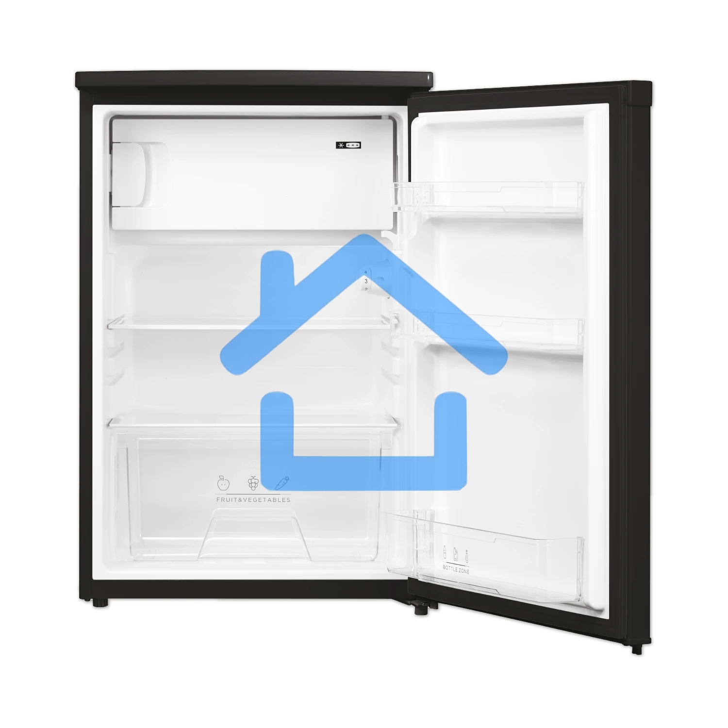 Холодильник ARDO REA255113B2 черный однокамерный 97/16л морозилка сверху