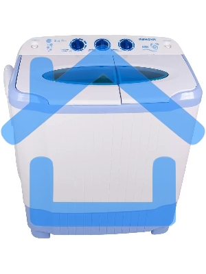 Стиральная машина Renova WS-50РЕТ белый, загрузка вертикальная 5 кг, 1350 об/мин., класс: А+