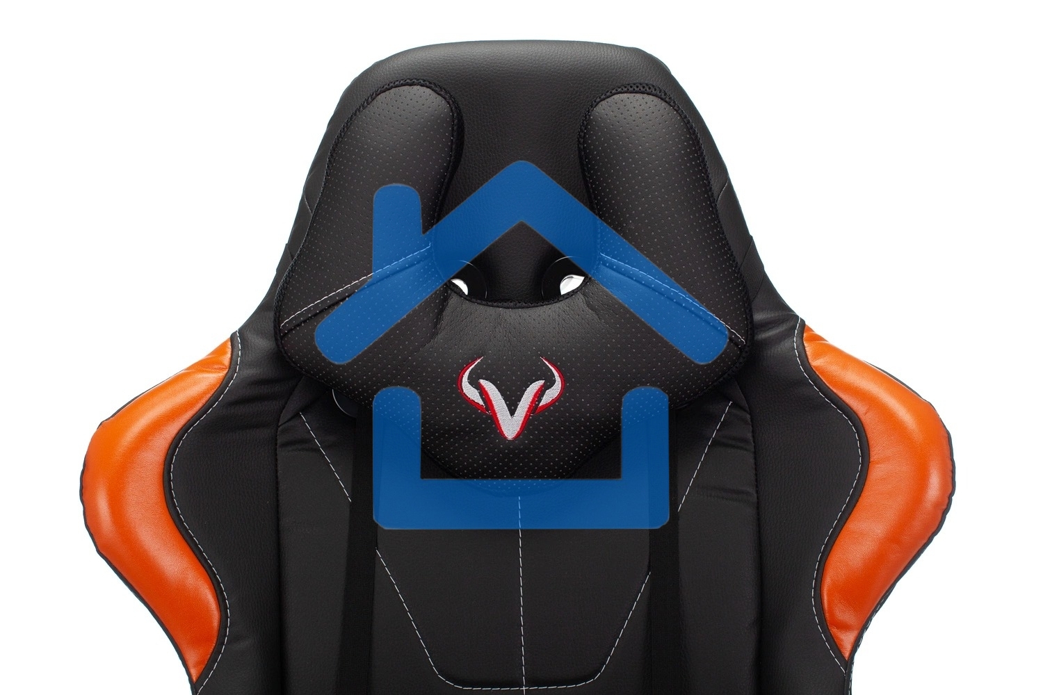 Кресло игровое Zombie VIKING 5 AERO черный/оранжевый искусственная кожа с подголов. крестовина пластик