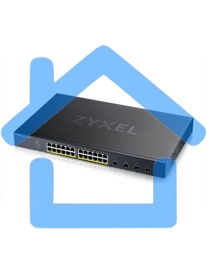 Коммутатор Smart L3 Lite PoE+ Zyxel NebulaFlex XGS1935-28HP, rack 19
