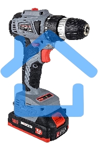 Аккумуляторный бесщеточный шуруповерт ProfiPower MKBL-18BT (18В,Li-ion-2шт, 2.0А·ч, 0,8-10мм,40нм,магнитная бита, З/У, в кейсе)