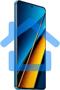 Смартфон POCO X6 5G, 12/256Gb, синий