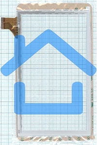 Сенсорное стекло (тачскрин) FPC-TP070215, белое