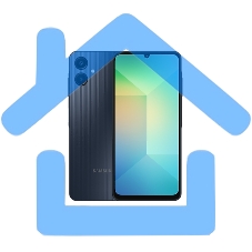 Смартфон Samsung Galaxy A06, 4/64Gb, черный