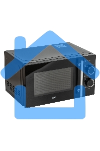 Микроволновая печь JVC JK-MW143M черный, 20 л, 700 Вт, переключатели - поворотный механизм