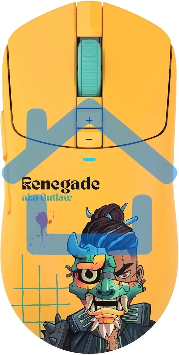 Мышь беспроводная/проводная A4Tech Bloody R72 Ultra Duo желтый, 20000 dpi, радиоканал, USB, кнопки - 7