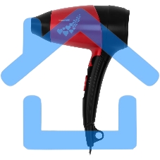 Фен Starwind SHD 7065 1400Вт черный/красный