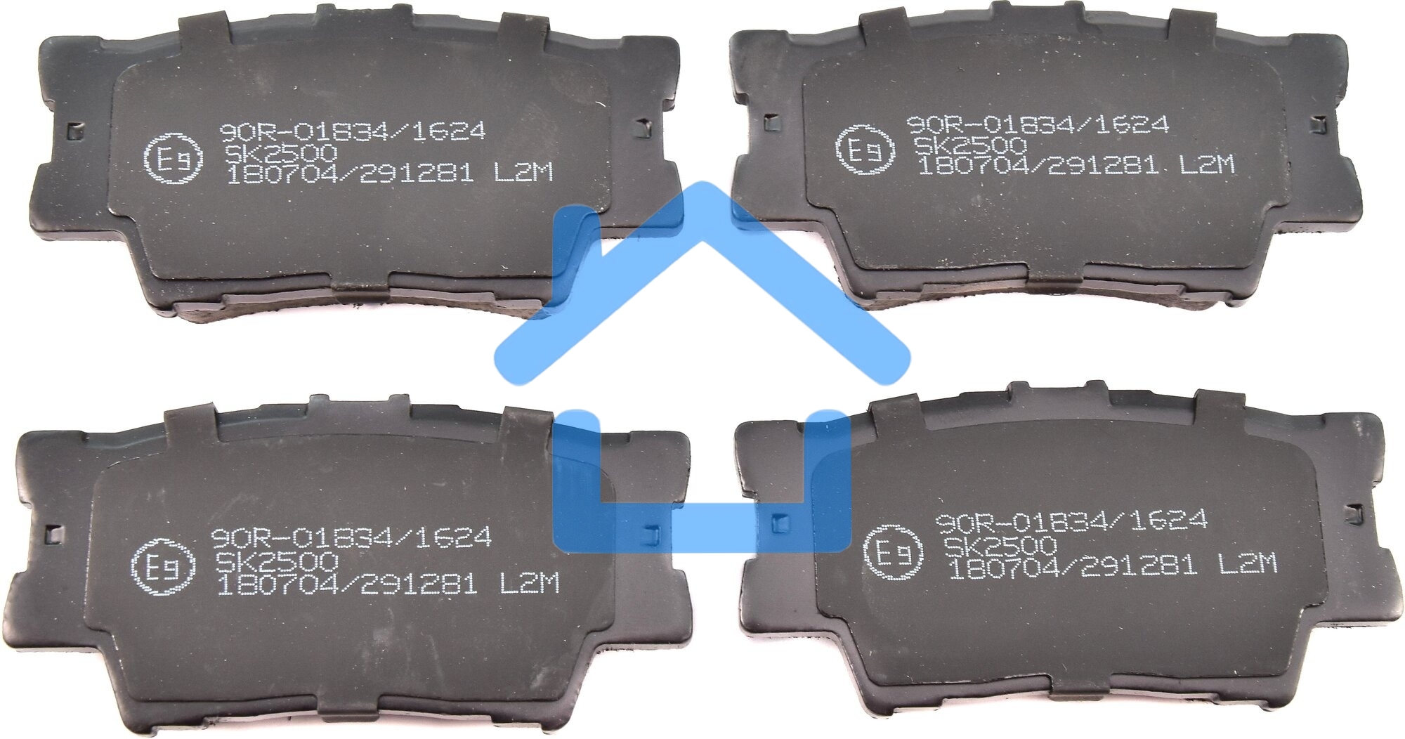 Колодки тормозные задние LPR 05P1281, комплект