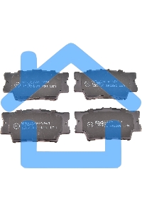 Колодки тормозные задние LPR 05P1281, комплект