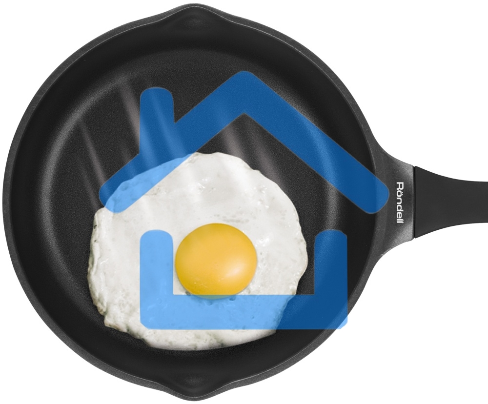 Сковорода Rondell Pacific RDA-1904 круглая 20см покрытие: Xylan Plus ручка несъемная (без крышки) серый